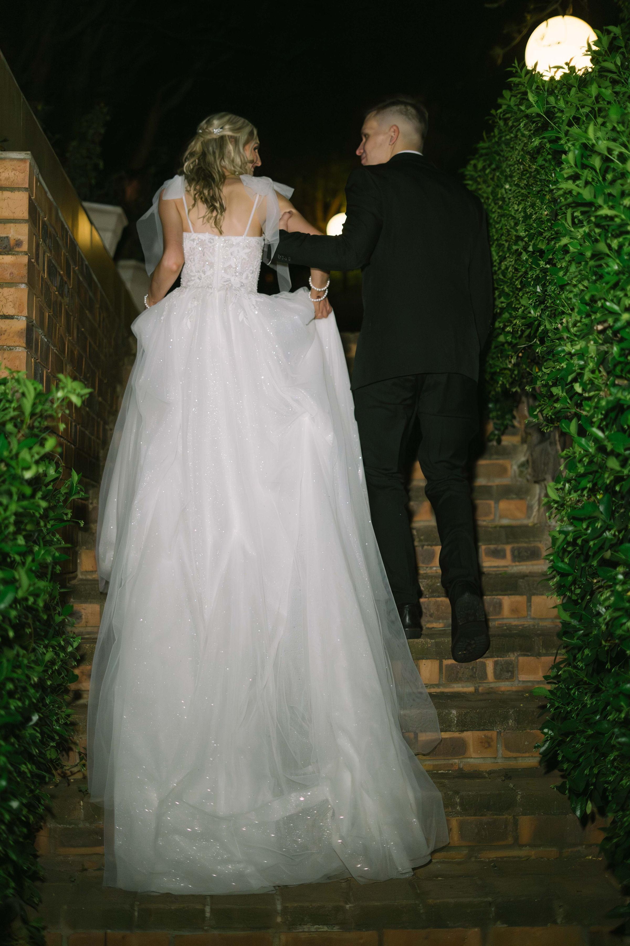 Bella Vista outdoor ceremony area at golden hour